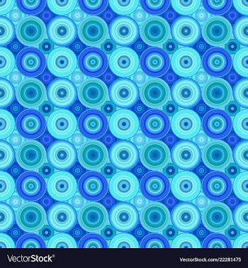 Geometric concentric circle pattern background vector image