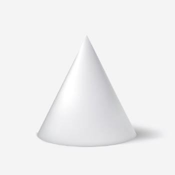 Geometric cone shape, 3D rendering | Free Vector - rawpixel