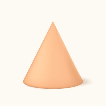 Geometric cone shape, 3D rendering | Free Vector - rawpixel