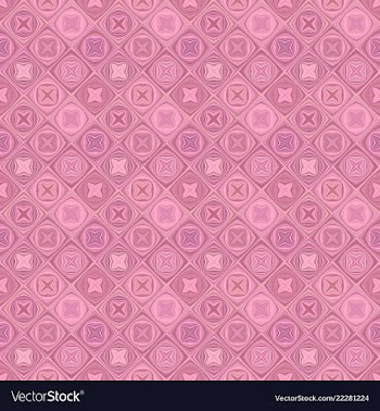 Geometric diagonal curved shape tile mosaic vector image