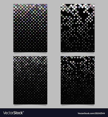 Geometric diagonal rounded square pattern vector image