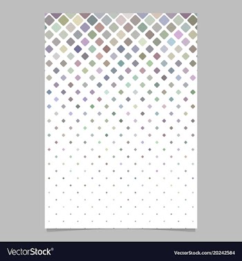 Geometric diagonal square pattern background vector image