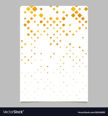 Geometric diagonal square pattern poster template vector image