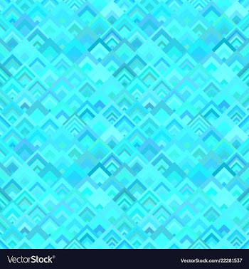 Geometric diagonal square tile mosaic pattern vector image