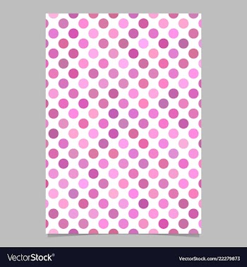 Geometric dot pattern background brochure template vector image