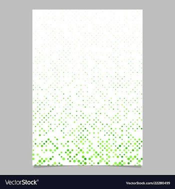 Geometric dot pattern background flyer template vector image
