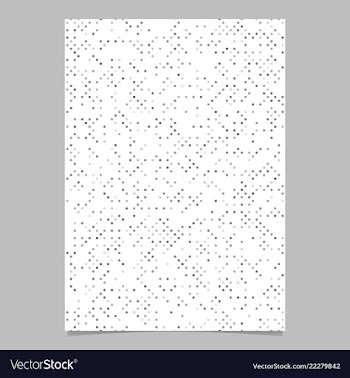 Geometric dot pattern background page template vector image