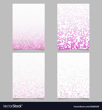 Geometric dot pattern background page template vector image