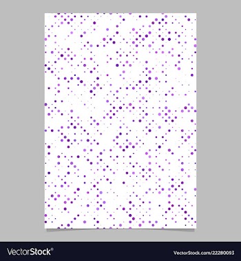 Geometric dot pattern brochure background template vector image