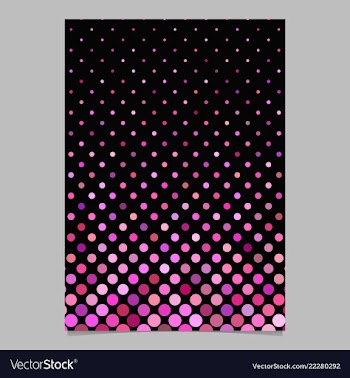 Geometric dot pattern brochure background vector image