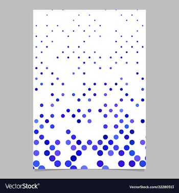 Geometric dot pattern brochure background vector image