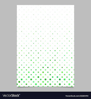 Geometric dot pattern brochure template vector image