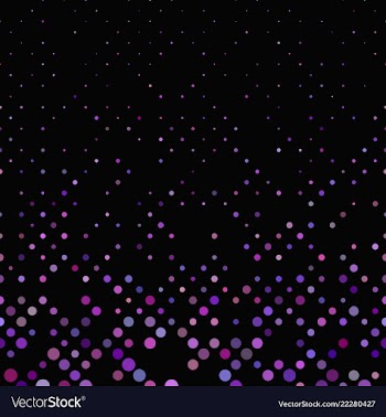 Geometric dot pattern - snowfall background vector image