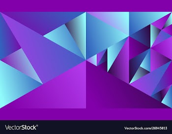 Geometric dynamic minimal multicolored gradient vector image