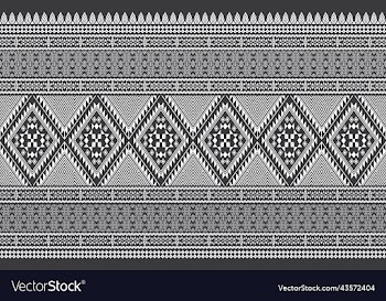 geometric ethnic pattern oriental design on dark