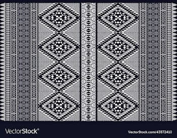 geometric ethnic pattern oriental design on dark