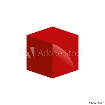 geometric figure cube design