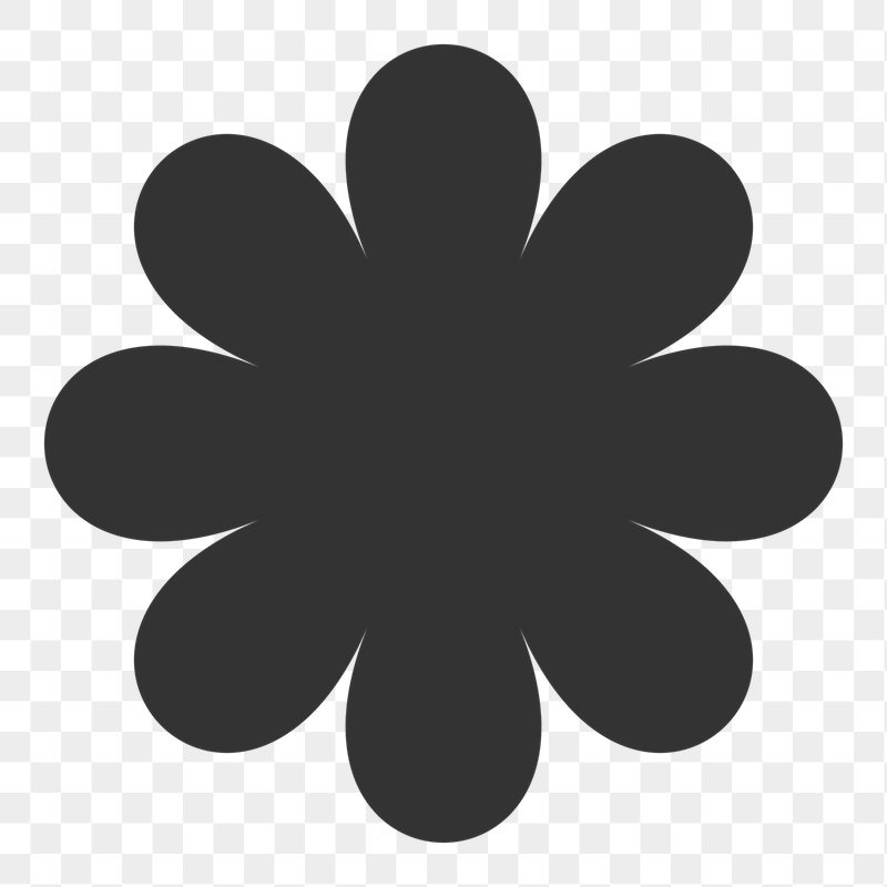 Geometric flower png sticker, abstract | Free PNG - rawpixel