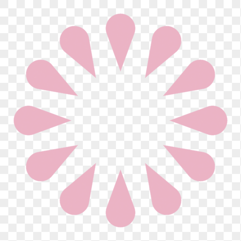 Geometric flower png sticker, abstract | Free PNG - rawpixel