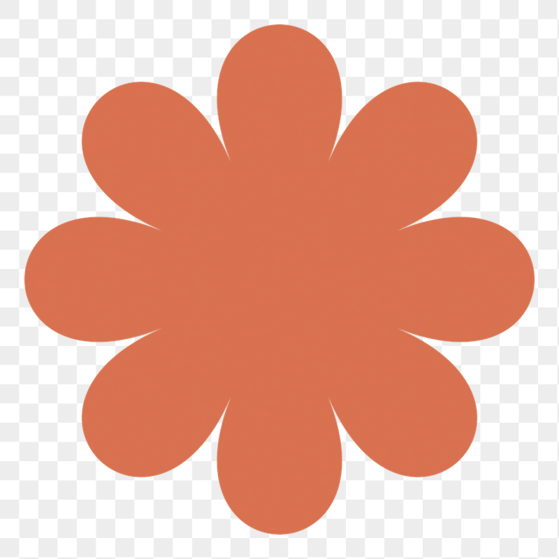Geometric flower png sticker, abstract | Free PNG - rawpixel