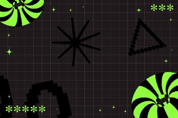 Geometric funky frame background, op | Free Photo - rawpixel