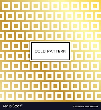 Geometric gold glittering seamless pattern on vector image