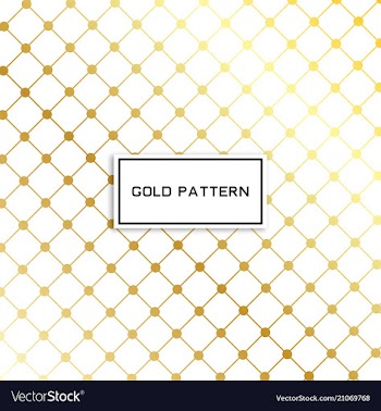 Geometric gold glittering seamless pattern on vector image