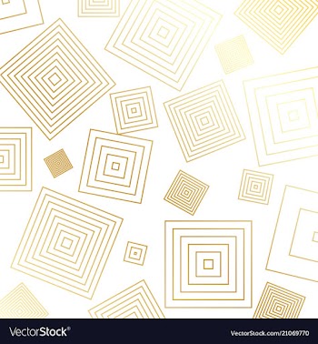 Geometric gold glittering seamless pattern on vector image