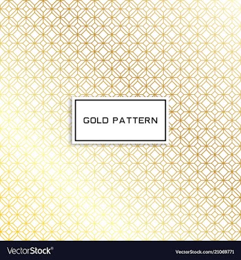 Geometric gold glittering seamless pattern on vector image