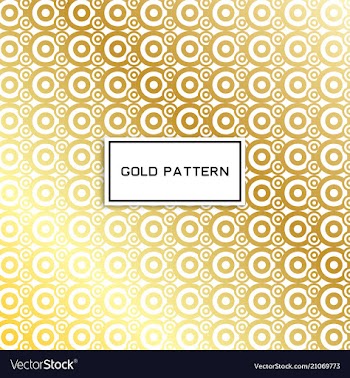 Geometric gold glittering seamless pattern on vector image