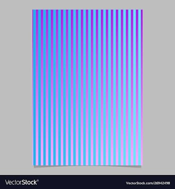 Geometric gradient stripe page template background vector image