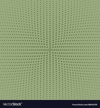 Geometric halftone abstract monochrome circular vector image