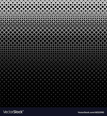 Geometric halftone circle pattern background vector image
