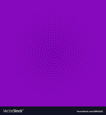 Geometric halftone circular dot pattern vector image