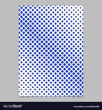Geometric halftone diagonal square pattern vector image