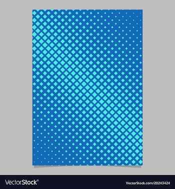 Geometric halftone diagonal square pattern vector image