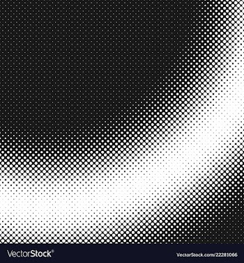 Geometric halftone dot pattern background - design vector image