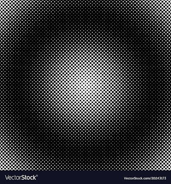 Geometric halftone dot pattern background from vector image