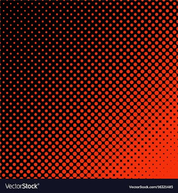 Geometric halftone dot pattern background vector image