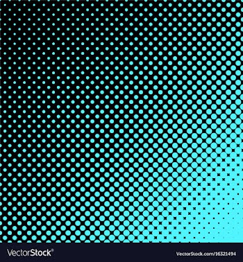 Geometric halftone dot pattern background vector image
