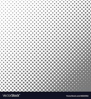 Geometric halftone dot pattern background vector image