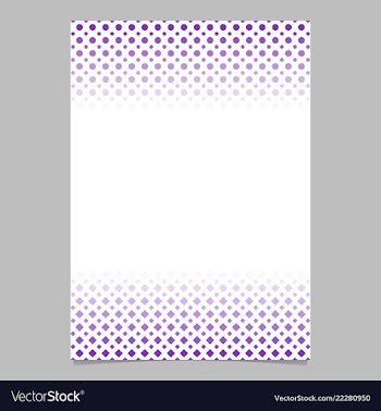 Geometric halftone pattern brochure design vector image