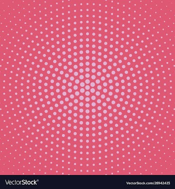Geometric halftone round dot pattern background vector image