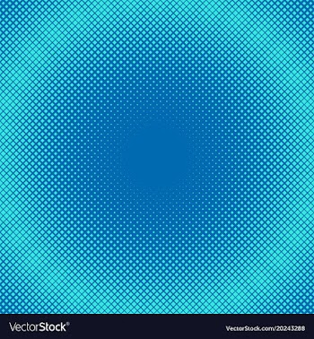 Geometric halftone square pattern background vector image