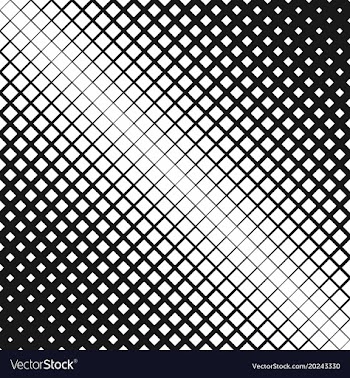 Geometric halftone square pattern background vector image
