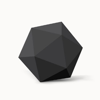 Geometric icosahedron shape, 3D rendering | Free Vector - rawpixel
