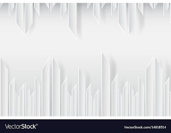 Geometric lines white texture background vector image