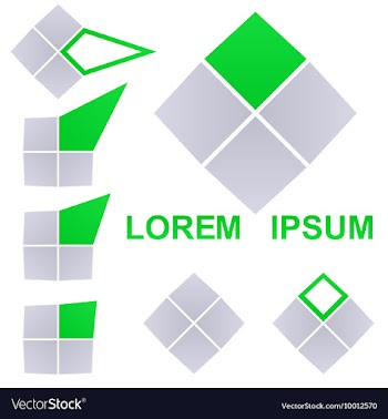 Geometric Logo Set vector image