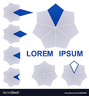 Geometric Logo Set vector image