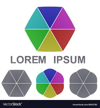 Geometric Logo Set vector image